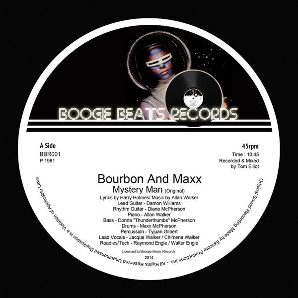 Bourbon And Maxx : Mystery Man (12")