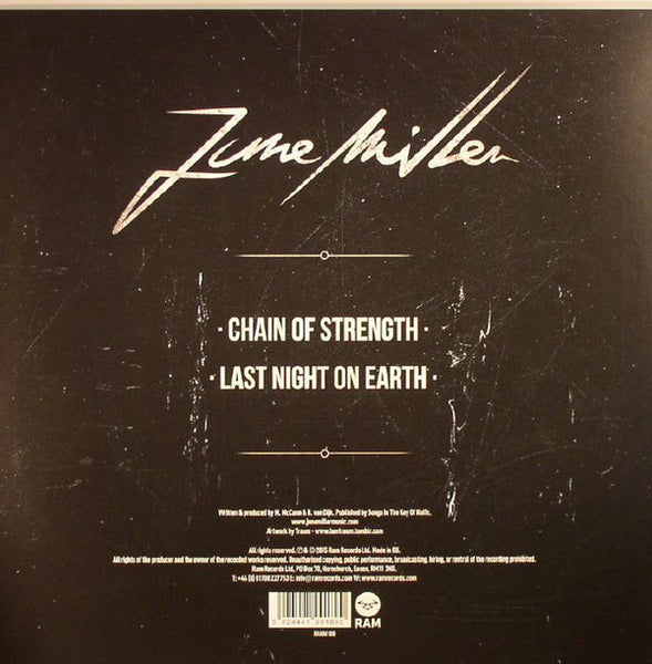 June Miller : Chain Of Strength / Last Night On Earth (12")