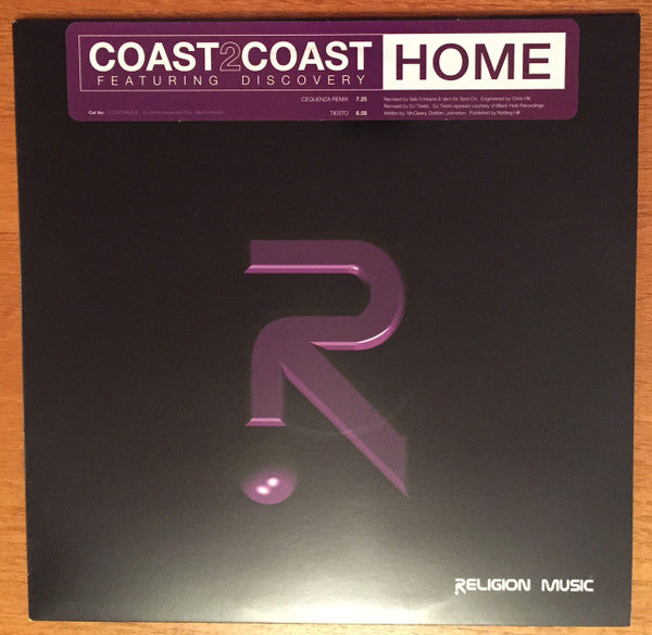 Coast 2 Coast Featuring Discovery (4) : Home (12", Promo, Dis)
