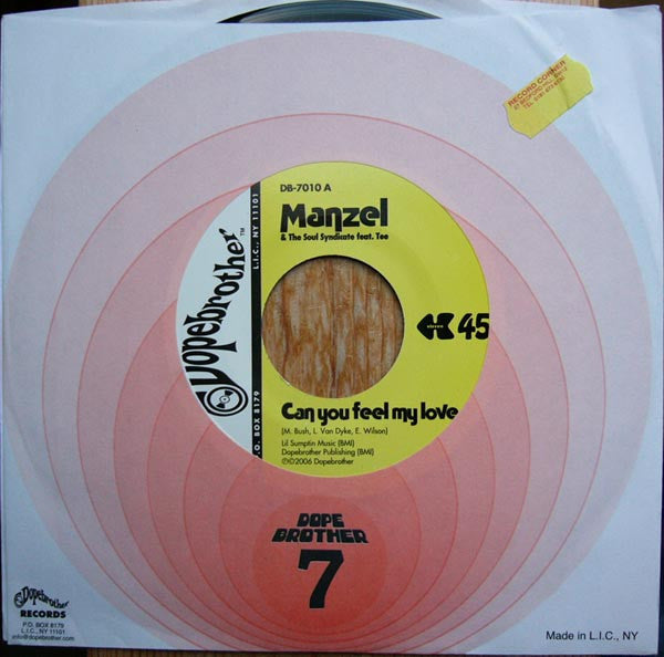 Manzel & The Soul Syndicate : Can You Feel My Love (7")