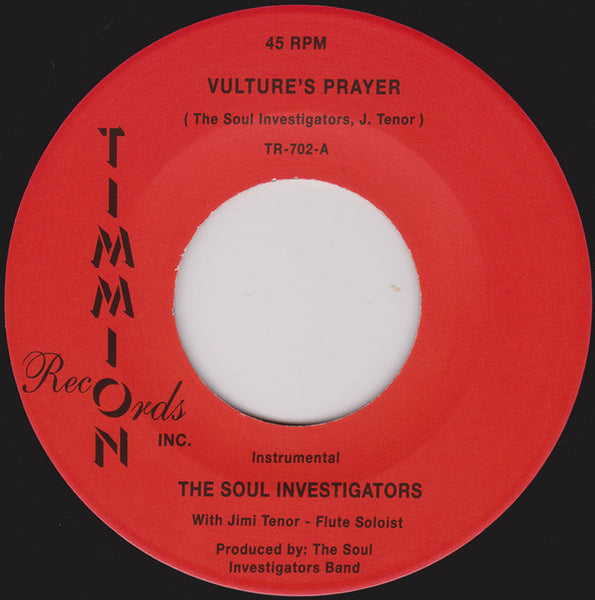 The Soul Investigators : Vulture's Prayer (7", Single)