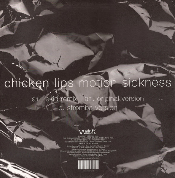 Chicken Lips : Motion Sickness (12")