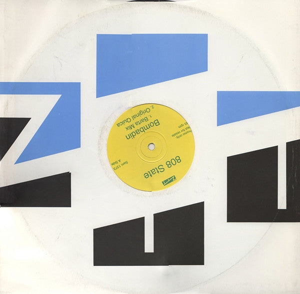 808 State : Bombadin / Marathon (12", Promo)