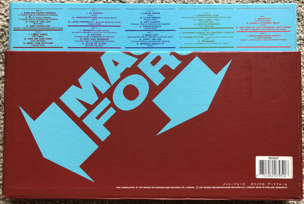 Various : Major Force - The Original Art-Form (5xLP, Comp + Box)