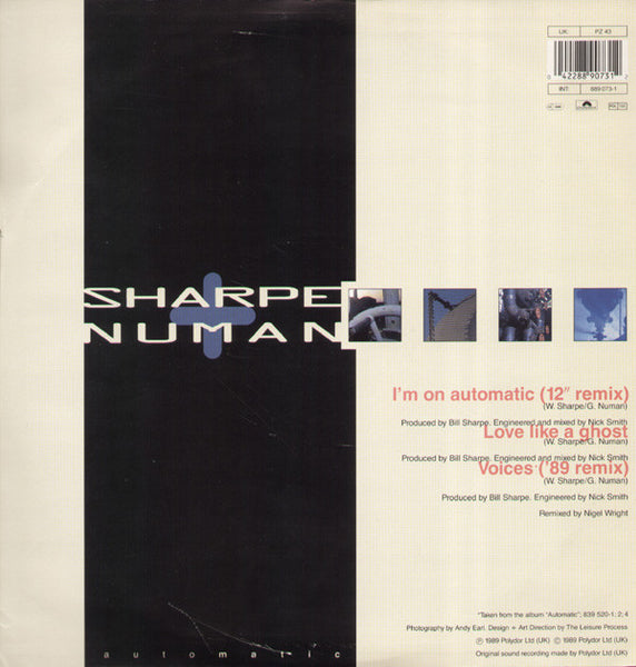 Sharpe & Numan : I'm On Automatic (12", Single)