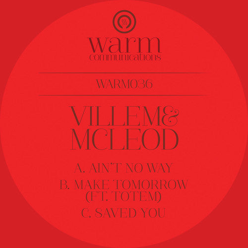 Villem & Mcleod : Ain't No Way / Make Tomorrow (12")