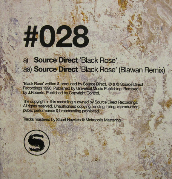 Source Direct : Black Rose (12")