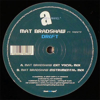 Mat Bradshaw : Drift (12")