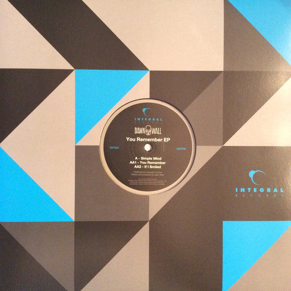 Dawn Wall : You Remember EP (12", EP)