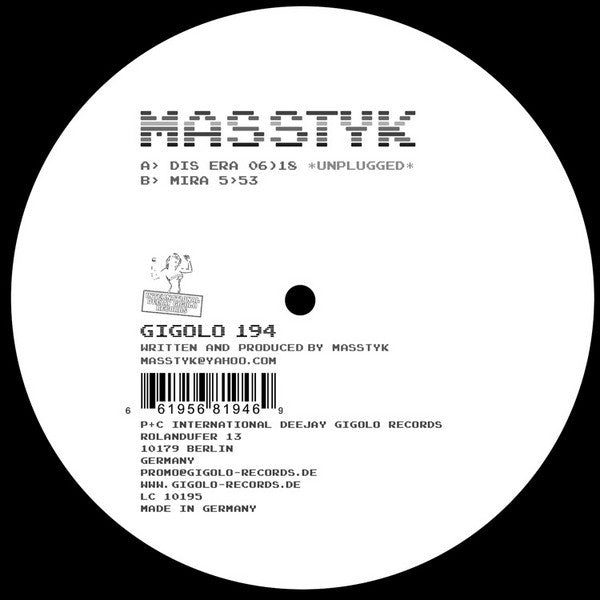 Masstyk : Dis Era (12")
