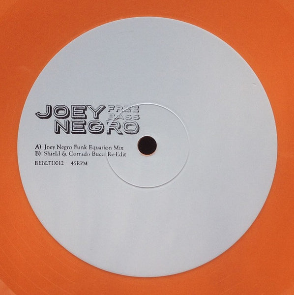 Joey Negro : Free Bass (10", Ltd, W/Lbl, Ora)