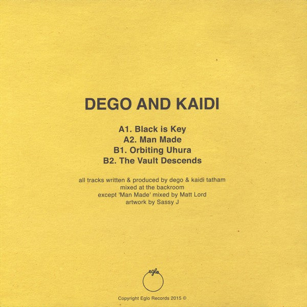 Dego And Kaidi Tatham : EP2 (12", EP)