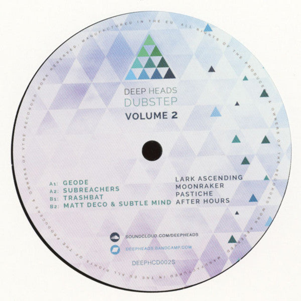 Various : Deep Heads Dubstep Volume 2 (12", EP)