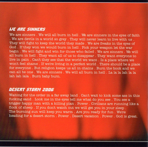 Klutæ* : Sinner (CD, EP)