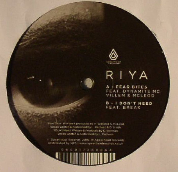 Riya (2) : Fear Bites / I Don't Need (12")