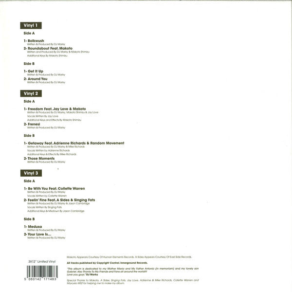 DJ Marky : My Heroes (3xLP, Album)