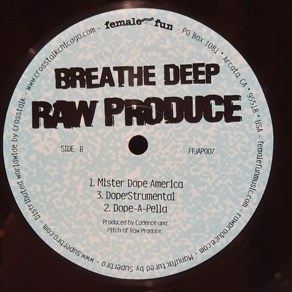 Raw Produce : The Wack MC / Up All Night / Mister Dope America (12")