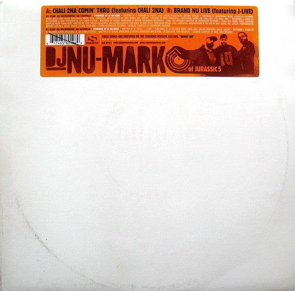 DJ Nu-Mark : Chali 2NA Comin' Thru / Brand Nu Live (12")
