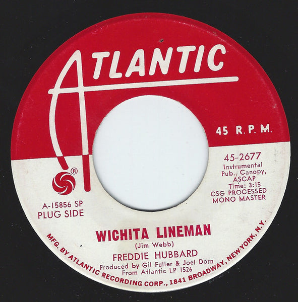 Freddie Hubbard : Lonely Soul / Wichita Lineman (7", Single)