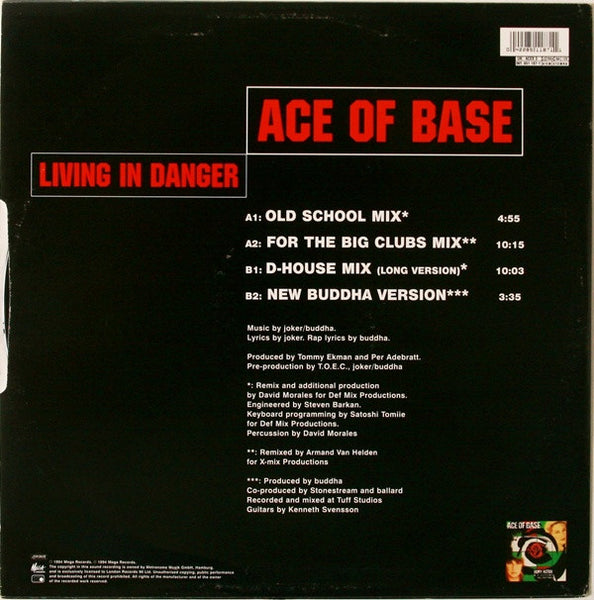 Ace Of Base : Living In Danger (12", Single)