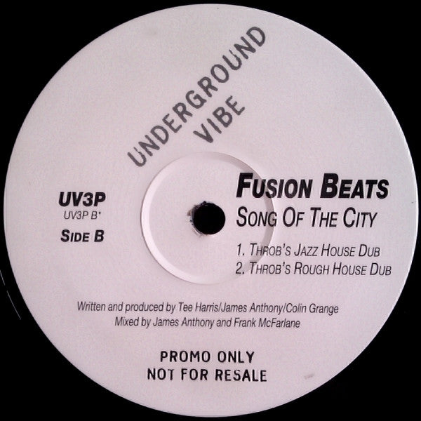 Fusion Beats : Song Of The City (12", Promo)