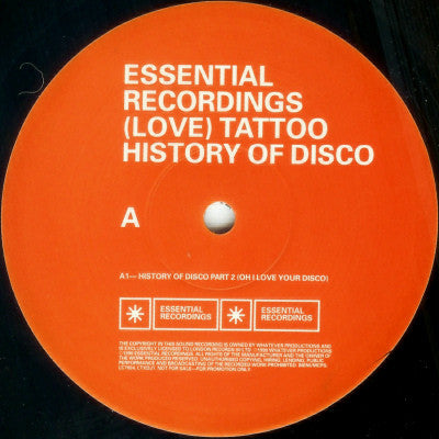 [Love] Tattoo : History Of Disco (12", Promo)