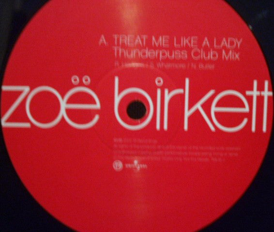 Zoë Birkett : Treat Me Like A Lady (12", Promo)