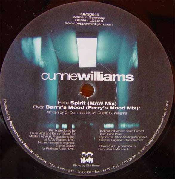 Cunnie Williams : Spirit (12")