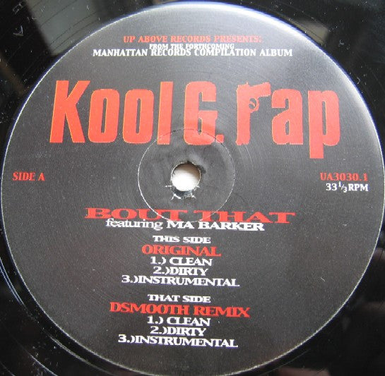Kool G Rap : Bout That (12")
