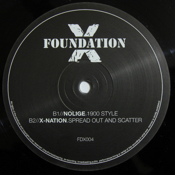 Various : Foundation X 004 (12", EP)