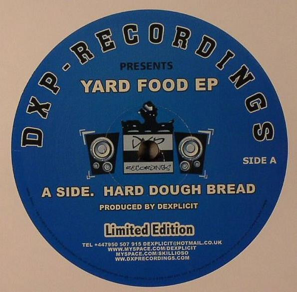 D'Explicit : Yard Food EP (12", EP, Ltd)