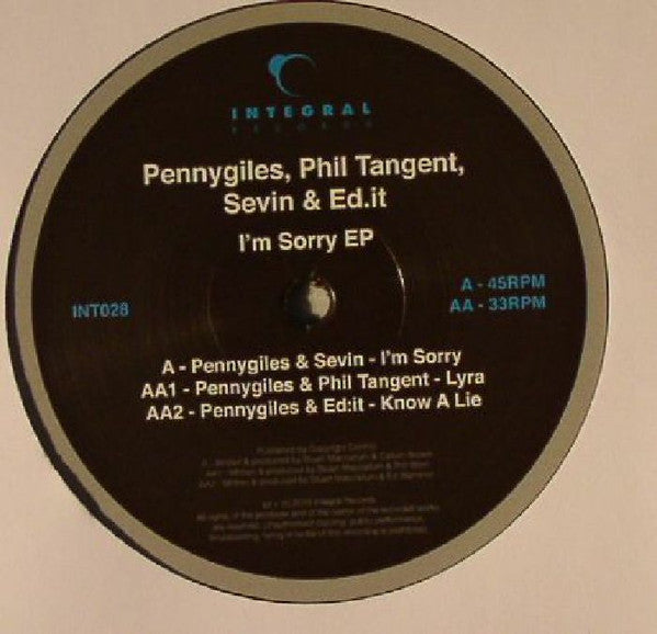 Pennygiles : I'm Sorry EP (12", EP)