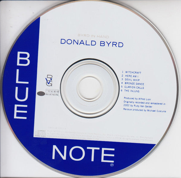 Donald Byrd : Byrd In Hand (CD, Album, RE, RM)