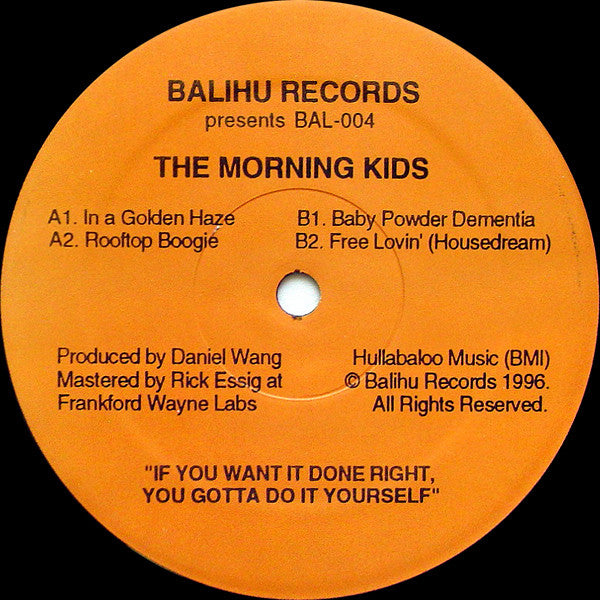 The Morning Kids : In A Golden Haze (12", EP)