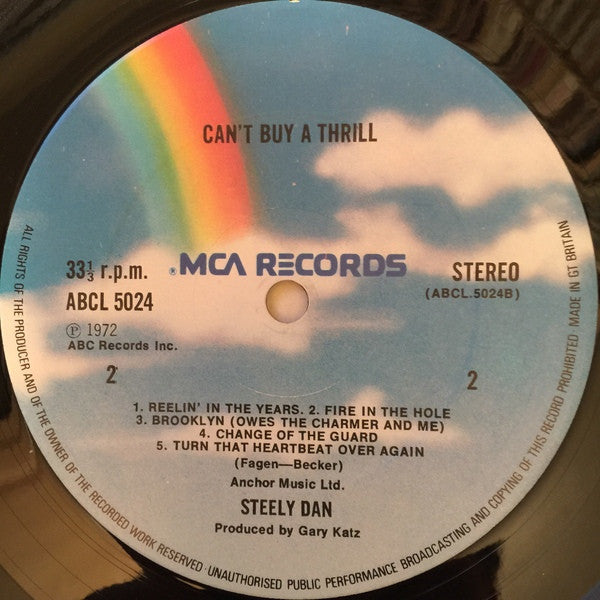 Steely Dan : Can't Buy A Thrill (LP, Album, RE)