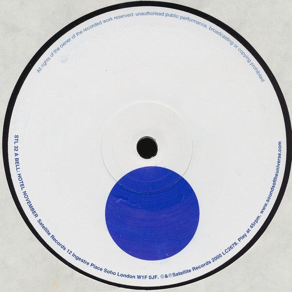 Bell : Hotel November / Dance To The Beat (12")