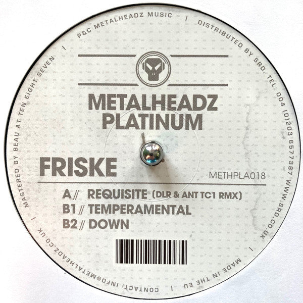 Friske : Temperamental EP (12", EP)