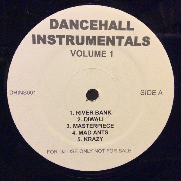 Various : Dancehall Instrumentals Volume 1 (12")