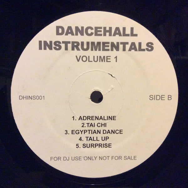 Various : Dancehall Instrumentals Volume 1 (12")