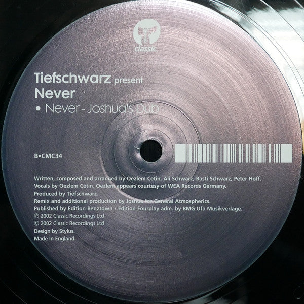 Tiefschwarz : Never (12")