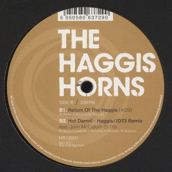 The Haggis Horns : Return Of The Haggis EP (12", EP)