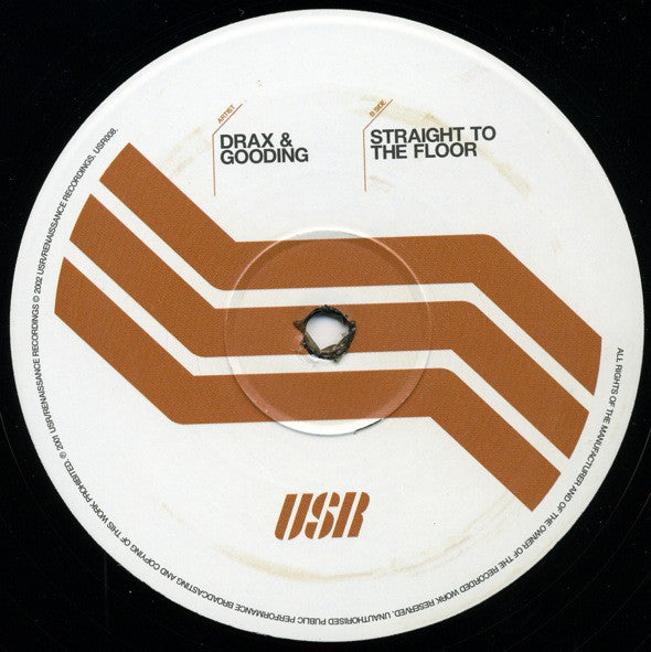 Drax & Gooding : I Love You / Straight To The Floor (12")
