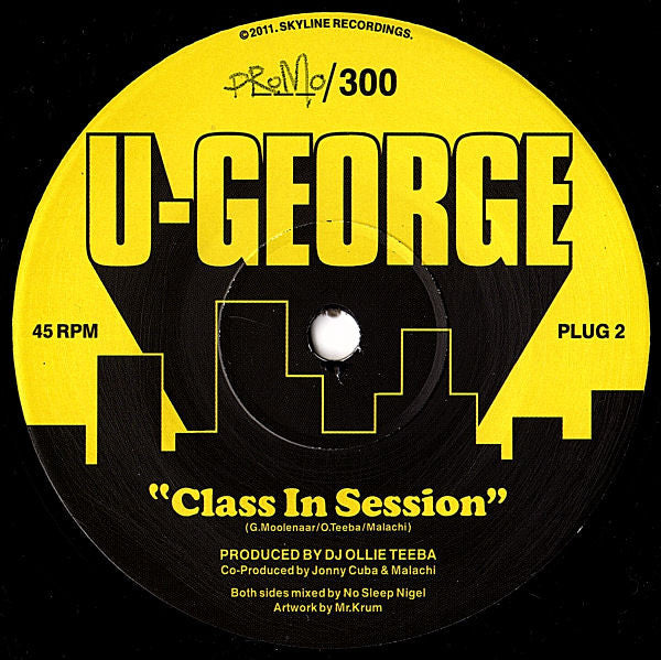 Soundsci / U-George : In A Flash / Class In Session (7", Bla)
