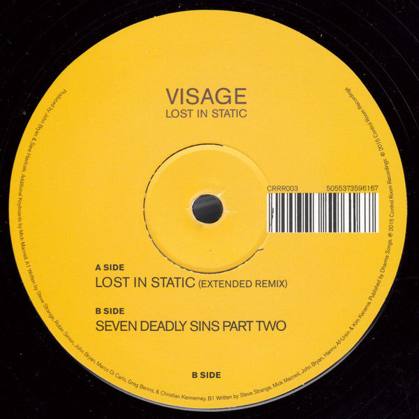Visage : Lost In Static (12", Single)