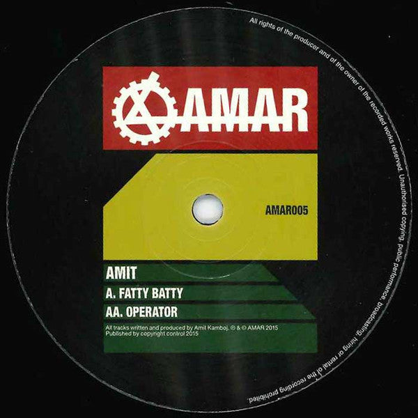 Amit : Fatty Batty / Operator (10")