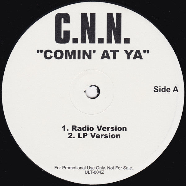 Capone -N- Noreaga : Comin' At Ya (12", Promo)