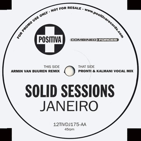 Solid Sessions : Janeiro (12", Promo)