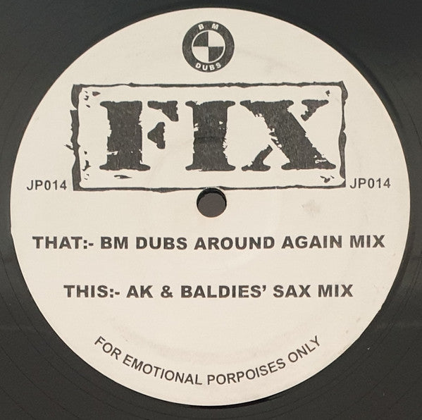 BM Dubs : Fix (12", Promo)