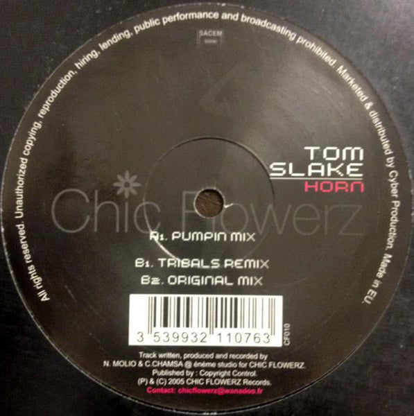 Tom Slake : Horn (12")