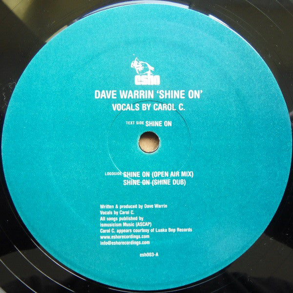 Dave Warrin : Shine On (12")